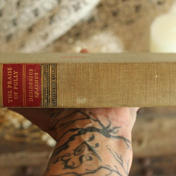 Vintage 1940s Book, "The Praise of Folly", Desiderius Erasmus, Walter Black 1942 - Picture 4 of 10